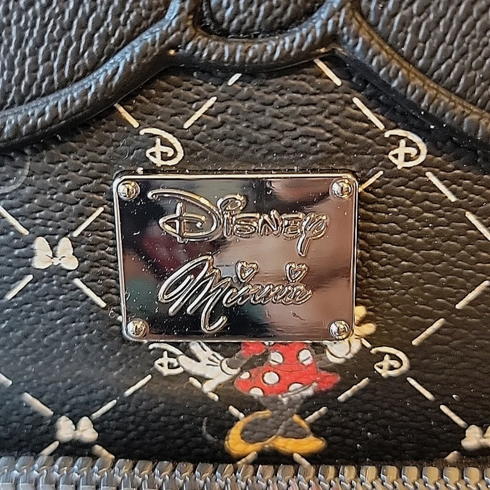 NWT! Disney Minnie Mouse Monogram backpack Purse Bag
